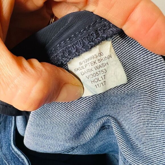 Athleta Sculptek Skinny Jeans Dark Wash - Picture 11 of 11